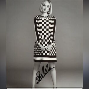 VALENTINO black ivory long sleeve wool & silk couture crepe dress XXS 36